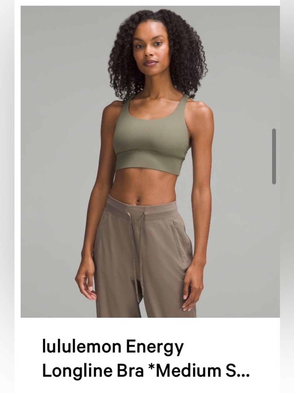 lululemon athletica Energy Longline Bra